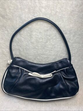 Guess Black Mini Bag with Cream Trim